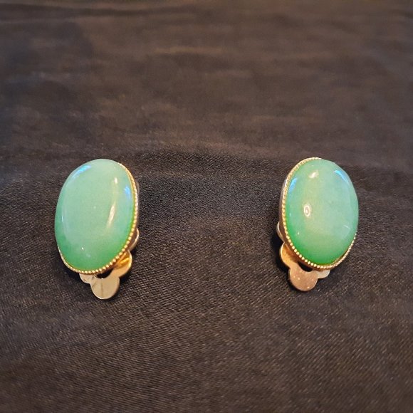 Aventurine earrings - Picture 1 of 2